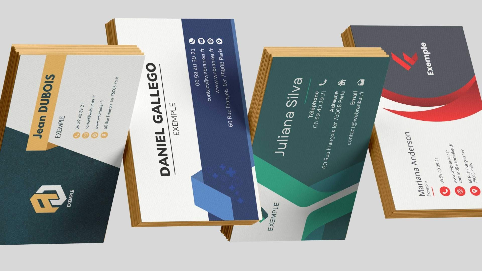 Mockup carte de visite